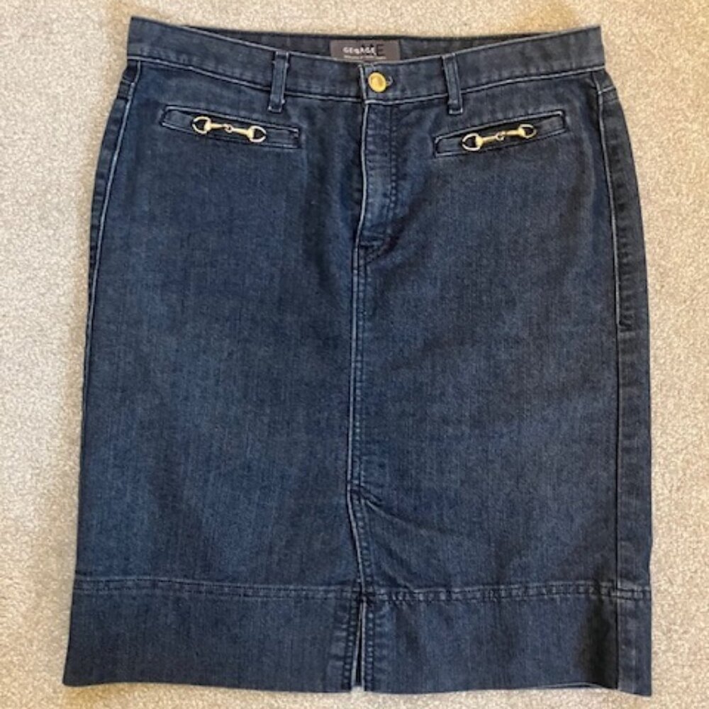 George ME by Mark Eisen denim skirt, Size 8